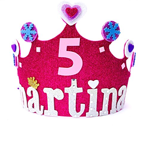 HANDYLANDIA Corona CUMPLEAÑOS con Nombre Goma EVA Modelo Sol HANDYLANDIA Corona CUMPLEAÑOS con Nombre Goma EVA Modelo Sol