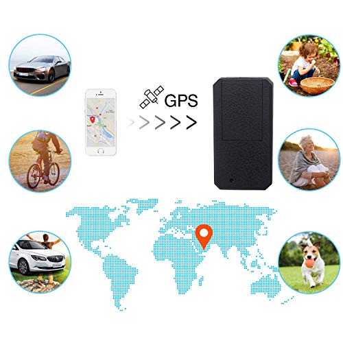 Hangang Mini GPS Tracker Localizador GPS Rastreador GPS Antirrobo de SMS Seguimiento en Tiempo Real para Coche Vehículos Moto Bicicletas Niños Billetera Documentos