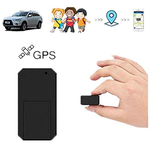 Hangang Mini GPS Tracker Localizador GPS Rastreador GPS Antirrobo de SMS Seguimiento en Tiempo Real para Coche Vehículos Moto Bicicletas Niños Billetera Documentos