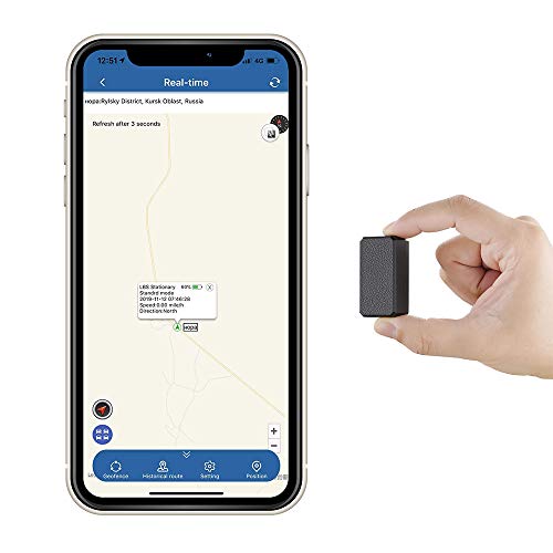 Hangang Mini GPS Tracker Localizador GPS Rastreador GPS Antirrobo de SMS Seguimiento en Tiempo Real para Coche Vehículos Moto Bicicletas Niños Billetera Documentos Hangang Mini GPS Tracker Localizador GPS Rastreador GPS Antirrobo de SMS Seguimiento en Tiempo Real para Coche Vehículos Moto Bicicletas Niños Billetera Documentos