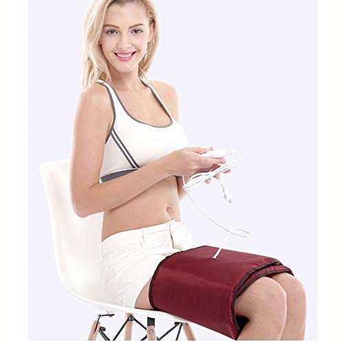 HANHJ Cinturón Vibratorio para Masaje, Quemador De Grasa Abdominal, Cinturón De Masaje por Vibración, Cinturón De Adelgazamiento por Vibración con Calefacción Eléctrica,Red HANHJ Cinturón Vibratorio para Masaje, Quemador De Grasa Abdominal, Cinturón De Masaje por Vibración, Cinturón De Adelgazamiento por Vibración con Calefacción Eléctrica,Red
