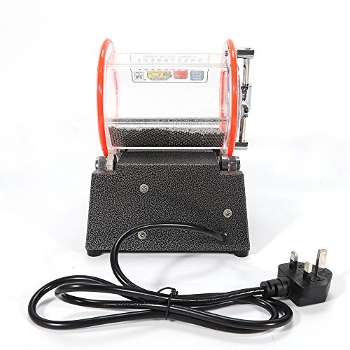 Hansemay Vaso Giratorio Vaso Joyería pulidor finalizador, Profesional Mini Joyería Pulido Máquina con Grano de Pulido Libre 45W 220V 3kg Capacidad Hansemay Vaso Giratorio Vaso Joyería pulidor finalizador, Profesional Mini Joyería Pulido Máquina con Grano de Pulido Libre 45W 220V 3kg Capacidad