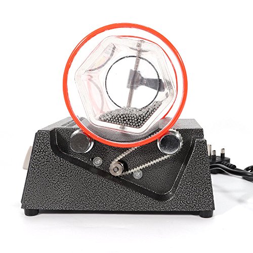 Hansemay Vaso Giratorio Vaso Joyería pulidor finalizador, Profesional Mini Joyería Pulido Máquina con Grano de Pulido Libre 45W 220V 3kg Capacidad Hansemay Vaso Giratorio Vaso Joyería pulidor finalizador, Profesional Mini Joyería Pulido Máquina con Grano de Pulido Libre 45W 220V 3kg Capacidad