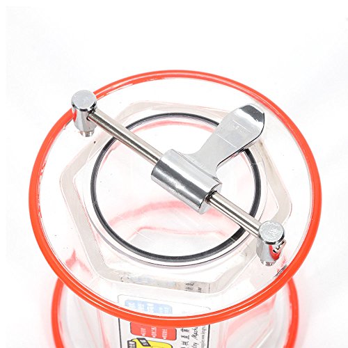 Hansemay Vaso Giratorio Vaso Joyería pulidor finalizador, Profesional Mini Joyería Pulido Máquina con Grano de Pulido Libre 45W 220V 3kg Capacidad