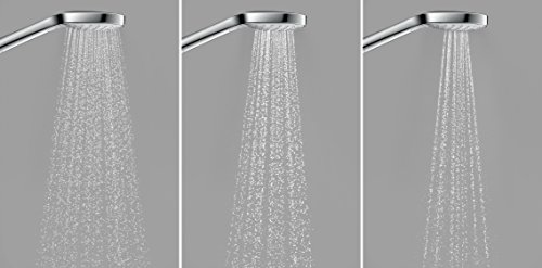 Hansgrohe conjunto barra de ducha myselect S Vario 3 chorros de ahorro de agua para blanco/cromo 26718400