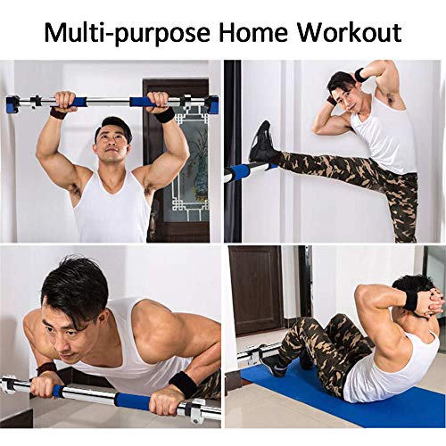 HANYF Barra De Tiro De La Puerta, Ejercicio De Gimnasio En Casa De 500 Kg, Flexiones, Barra De Entrenamiento De Dominadas, Equipo De Abdominales Deportivos,90cm HANYF Barra De Tiro De La Puerta, Ejercicio De Gimnasio En Casa De 500 Kg, Flexiones, Barra De Entrenamiento De Dominadas, Equipo De Abdominales Deportivos,90cm