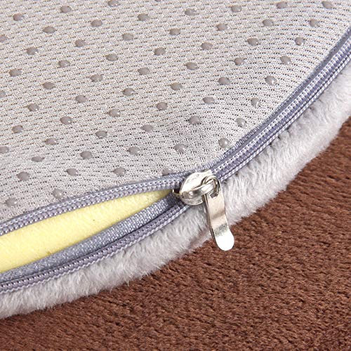 HAOCHI Espuma De Memoria Cojín De Asiento,Redondo Taburete Panel De Silla,Antideslizante Suave Comedor Cojín De La Silla Lavable Butt Pad para Shell Chair Banco-D 28cm De Diámetro HAOCHI Espuma De Memoria Cojín De Asiento,Redondo Taburete Panel De Silla,Antideslizante Suave Comedor Cojín De La Silla Lavable Butt Pad para Shell Chair Banco-D 28cm De Diámetro