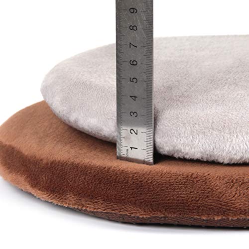 HAOCHI Espuma De Memoria Cojín De Asiento,Redondo Taburete Panel De Silla,Antideslizante Suave Comedor Cojín De La Silla Lavable Butt Pad para Shell Chair Banco-D 28cm De Diámetro HAOCHI Espuma De Memoria Cojín De Asiento,Redondo Taburete Panel De Silla,Antideslizante Suave Comedor Cojín De La Silla Lavable Butt Pad para Shell Chair Banco-D 28cm De Diámetro