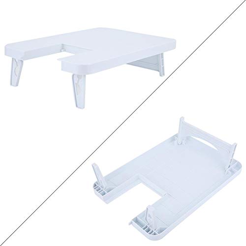 Haofy 35.7 * 25 .5cm/14.06 * 10.04in Mesa de extensión de máquina de Coser Tablero de expansión de plástico ABS para máquina de Coser (Blanco)