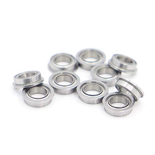 HAOJUE Rodamiento de bolas de una fila profunda SMF52ZZ ABEC-1, 5 unidades, 2 x 5 x 2,5 mm, rodamientos de bolas de acero inoxidable miniatura S LF520ZZ MF52 ZZ