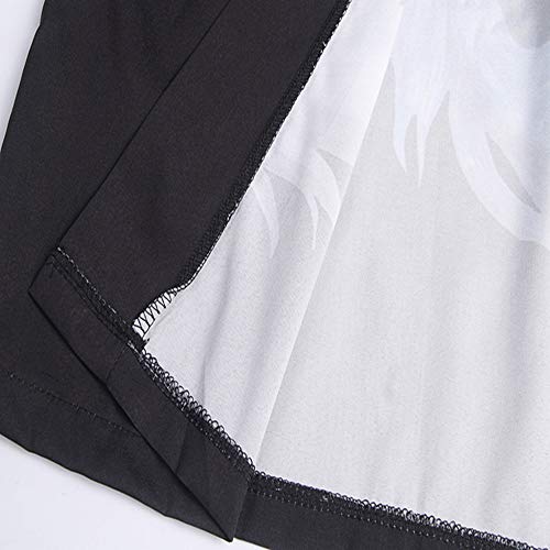 HAORUN Chamarra Tipo Kimono para Hombre, diseño de dragón Negro Negro (XS HAORUN Chamarra Tipo Kimono para Hombre, diseño de dragón Negro Negro (XS