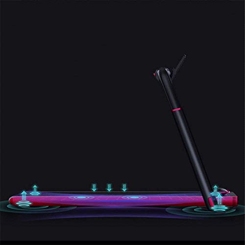 HAOSHUAI Motorizado eléctrico caminadora Tapiz rodante Mujeres doméstica pequeña Cubierta Ultra silencioso eléctrica Plegable Caminar Gym Cinta de Correr (Color: Negro, Tamaño: 110x45x130cm)
