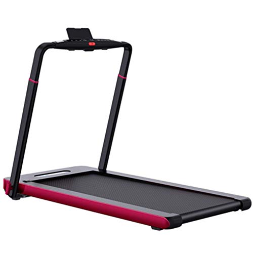 HAOSHUAI Motorizado eléctrico caminadora Tapiz rodante Mujeres doméstica pequeña Cubierta Ultra silencioso eléctrica Plegable Caminar Gym Cinta de Correr (Color: Negro, Tamaño: 110x45x130cm)