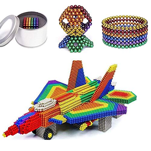 HapeeFun Bolas de Rompecabezas mágico Bola Descompresión Desarrollo Inteligente Juguetes Regalo Ideales para niños y Adultos - 6 Colores-216pcs