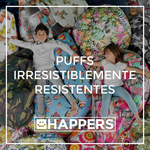 HAPPERS Puff Pelota Polipiel Interior Gris