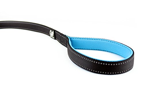 Happilax Correa Perro Reflectante con Asa Acolchado de Nylon muy Resistente, Negro 1,20 m Happilax Correa Perro Reflectante con Asa Acolchado de Nylon muy Resistente, Negro 1,20 m