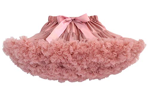 Happy Cherry - Falda de Tutú para Bebés de Princesa Vestido de Tul de Capas de Volantes con Cinta de Bowknot para Danza Boda Fiesta Partido Disfraz para Infantiles Niña de 0-2 Años - Azul
