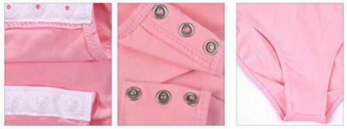 Happy Cherry - Traje de Baile Ballet Danza Maillot Vestido Falda Tutú con Manga Corta para Niñas para Gimnasia - Rosa - Talla ES 9-10 años Happy Cherry - Traje de Baile Ballet Danza Maillot Vestido Falda Tutú con Manga Corta para Niñas para Gimnasia - Rosa - Talla ES 9-10 años