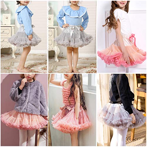 Happy cherry - Vestido de Tutú de Fiesta para Niñas Falda Corta de Tul Suave con Volantes para Danza de Ballet para Princesa Cosplay Partido para Bebés Niña de 3-4 Años - Caqui Happy cherry - Vestido de Tutú de Fiesta para Niñas Falda Corta de Tul Suave con Volantes para Danza de Ballet para Princesa Cosplay Partido para Bebés Niña de 3-4 Años - Caqui