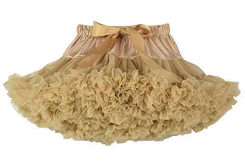 Happy cherry - Vestido de Tutú de Fiesta para Niñas Falda Corta de Tul Suave con Volantes para Danza de Ballet para Princesa Cosplay Partido para Bebés Niña de 3-4 Años - Caqui Happy cherry - Vestido de Tutú de Fiesta para Niñas Falda Corta de Tul Suave con Volantes para Danza de Ballet para Princesa Cosplay Partido para Bebés Niña de 3-4 Años - Caqui