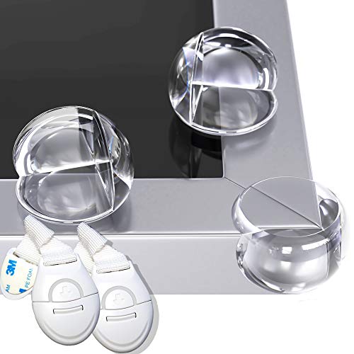 HAPPY CHLEA® 20 Protector de Esquinas Para Bebes y Niños, Protectores de Seguridad para Mesas y muebles, Tecnología"Cristal" + 2 Cerraduras de Seguridad y 6 piezas de Extra Adhesivo HAPPY CHLEA® 20 Protector de Esquinas Para Bebes y Niños, Protectores de Seguridad para Mesas y muebles, Tecnología"Cristal" + 2 Cerraduras de Seguridad y 6 piezas de Extra Adhesivo