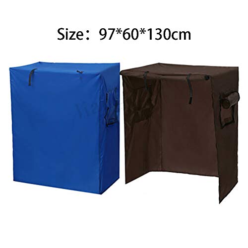 Happymore Funda protectora grande para jaula de pájaros, a prueba de polvo, impermeable, ligera, sólida, antiUV, duradera, gruesa (azul) Happymore Funda protectora grande para jaula de pájaros, a prueba de polvo, impermeable, ligera, sólida, antiUV, duradera, gruesa (azul)