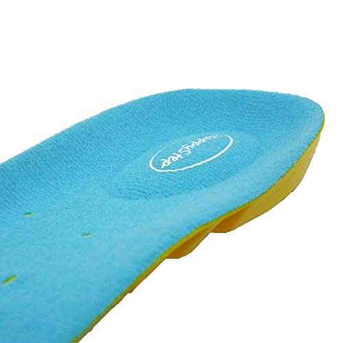 HappyStep® Plantillas de gel con excepcional absorción de impactos y amortiguación en el metatarso y el talón al caminar o correr (Talla L: 41-45 UE)