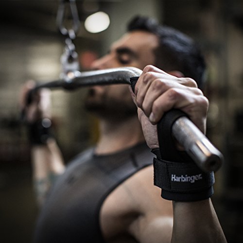 Harbinger Big Grip Padded Lifting Straps, Unisex Adulto, Black Harbinger Big Grip Padded Lifting Straps, Unisex Adulto, Black