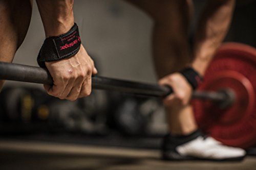 Harbinger Padded Cotton Lifting Straps, Unisex Adulto, Black, Talla única Harbinger Padded Cotton Lifting Straps, Unisex Adulto, Black, Talla única