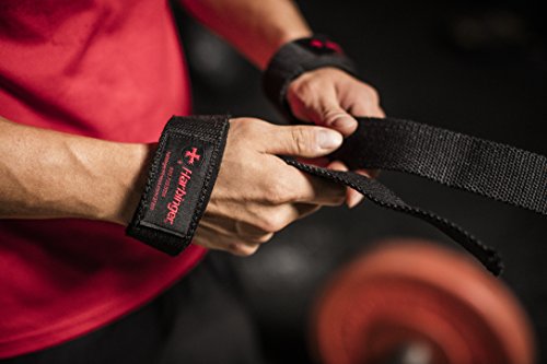 Harbinger Padded Cotton Lifting Straps, Unisex Adulto, Black, Talla única Harbinger Padded Cotton Lifting Straps, Unisex Adulto, Black, Talla única