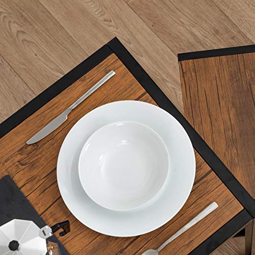 Harbour Housewares Set de Mesa de Comedor/Cocina y 2 sillas - Diseño Compacto Que Ahorra Espacio