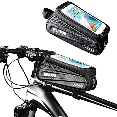 Hard Shell Bike Bolsa para bicicleta de montaña Bolsa para viga delantera Bolsa para sillín Equipo para montar Impermeable Antirreflectante Cremallera doble Gran capacidad Compatibilidad múltiple Hard Shell Bike Bolsa para bicicleta de montaña Bolsa para viga delantera Bolsa para sillín Equipo para montar Impermeable Antirreflectante Cremallera doble Gran capacidad Compatibilidad múltiple