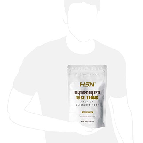 Harina de Arroz Hidrolizada de HSN | Hydrolysed Rice Flour | Carbohidratos 100% Natural | Excelente Digestión + Textura Extra-Suave | Vegana, Sin Gluten, Sin Lactosa, Sin Soja, Sin Sabor, 1Kg Harina de Arroz Hidrolizada de HSN | Hydrolysed Rice Flour | Carbohidratos 100% Natural | Excelente Digestión + Textura Extra-Suave | Vegana, Sin Gluten, Sin Lactosa, Sin Soja, Sin Sabor, 1Kg