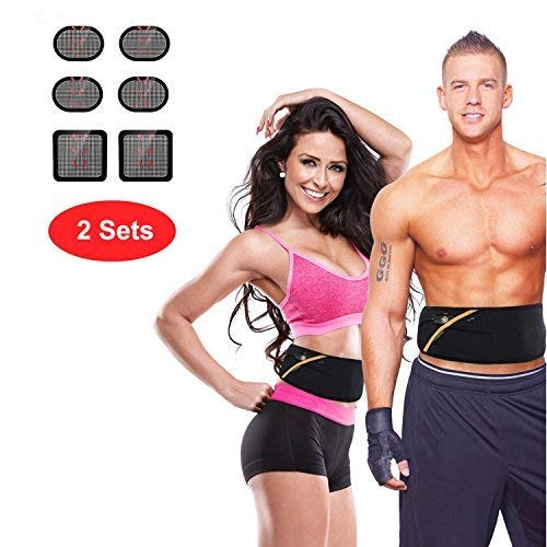 HARPIMER Electrodos Electroestimulador Almohadillas Electrodos Pads, Electrodos Body Pads Gel Adhesivo Compatible para Slendertone Series Abdominal Belts