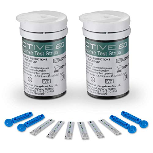 HARPIMER Glucosa en Sangre Kit Tiras de Prueba 50 Piezas de Monitor de azúcar en Sangre HARPIMER Glucosa en Sangre Kit Tiras de Prueba 50 Piezas de Monitor de azúcar en Sangre