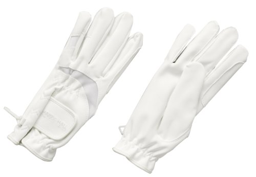 Harry Hall Domy Suede - Guantes, tamaño XXL, Color Blanco