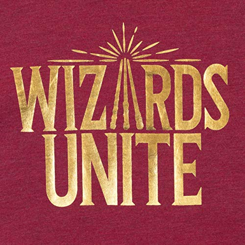 HARRY POTTER Camiseta de Crop de Manga Corta para Niñas Wizards Unite Rojo 5-6 Años