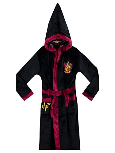 HARRY POTTER - Gryffindor -Bata para niños - Negro 8-9 Años HARRY POTTER - Gryffindor -Bata para niños - Negro 8-9 Años