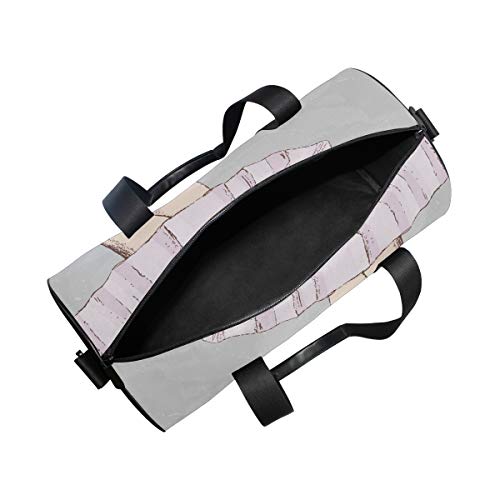 HARXISE Piernas equilibradas de puntos Bailarina Slender Art，Bolsa de equipaje de viaje Deporte Lienzo ligero Equipaje de fitness Bolso de tambor Desmontable