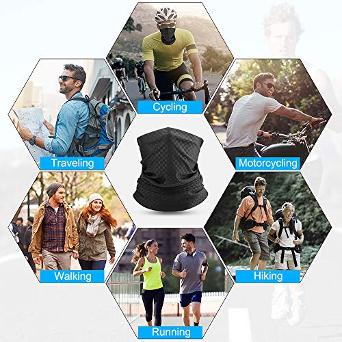 HASAGEI Braga Cuello Moto Bragas de Cabeza Bandana Cintas de Pelo PañUelo de Cabeza Hombre Mujer para Senderismo Ciclismo Correr Aire Libre Acampada y Marcha (negro) HASAGEI Braga Cuello Moto Bragas de Cabeza Bandana Cintas de Pelo PañUelo de Cabeza Hombre Mujer para Senderismo Ciclismo Correr Aire Libre Acampada y Marcha (negro)