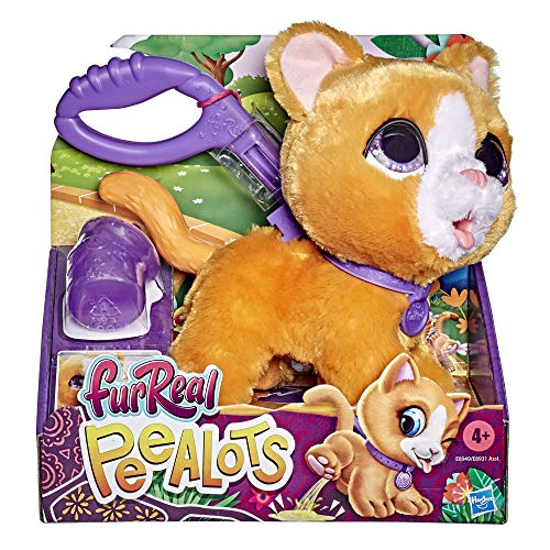 Hasbro FurReal Gato Peealots (Peluche de Gatito Interactivo Que pasea y Hace pipí) (E89495L20)