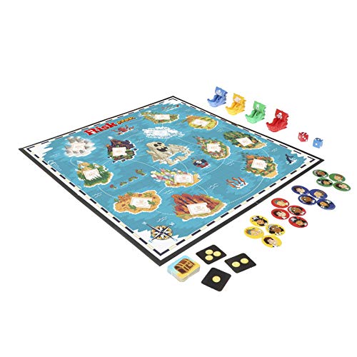 Hasbro Gaming Risk Junior Game, Juego de Mesa de Estrategia, introducción de un niño al Juego clásico de Riesgo para Edades de 5 años en adelante; Juego temático Pirata