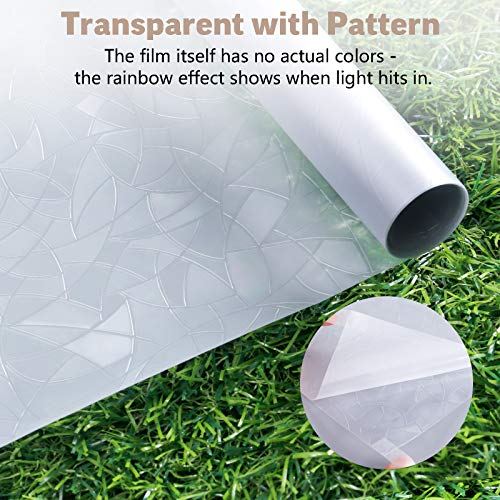 Haton Vinilos para Ventanas de 3D Efecto Semi-Privacidad Sin Pegamento Electrostatica Translucido Anti UV Vinilo para Cristal Decorativo Estático no Adhesivo para Oficina, Hogar 60X200CM Haton Vinilos para Ventanas de 3D Efecto Semi-Privacidad Sin Pegamento Electrostatica Translucido Anti UV Vinilo para Cristal Decorativo Estático no Adhesivo para Oficina, Hogar 60X200CM