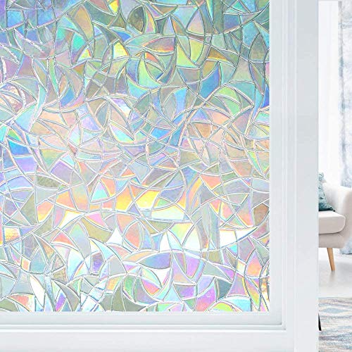 Haton Vinilos para Ventanas de 3D Efecto Semi-Privacidad Sin Pegamento Electrostatica Translucido Anti UV Vinilo para Cristal Decorativo Estático no Adhesivo para Oficina, Hogar 60X200CM Haton Vinilos para Ventanas de 3D Efecto Semi-Privacidad Sin Pegamento Electrostatica Translucido Anti UV Vinilo para Cristal Decorativo Estático no Adhesivo para Oficina, Hogar 60X200CM