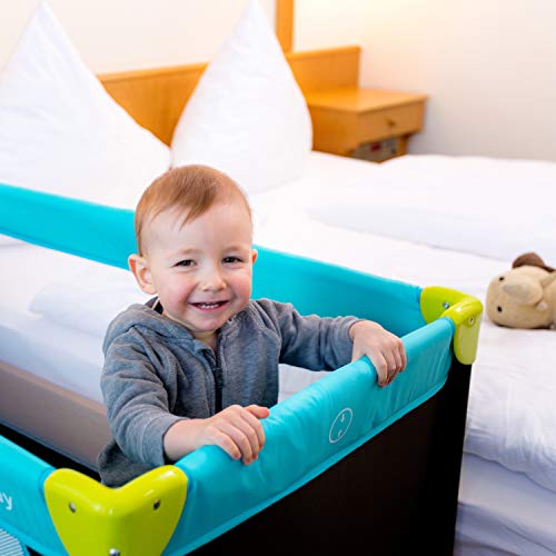 Hauck Dream N Play - Cuna de viaje 3 piezas 120 x 60 cm, bebe, incluido colchóncito y bolsa de transporte, de 0+ meses hasta 15 kg, plegado y montaje fácil, estructura ligera y muy estable, azul Hauck Dream N Play - Cuna de viaje 3 piezas 120 x 60 cm, bebe, incluido colchóncito y bolsa de transporte, de 0+ meses hasta 15 kg, plegado y montaje fácil, estructura ligera y muy estable, azul