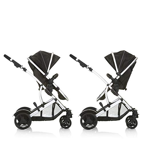 Hauck Duett 2 - Carro gemelar, silla de paseo gemelar, capazo desde nacimiento transformación a sillita, asiento giratorio, desmontable segundo asiento, manillar ajustable en altura, Black Forest Hauck Duett 2 - Carro gemelar, silla de paseo gemelar, capazo desde nacimiento transformación a sillita, asiento giratorio, desmontable segundo asiento, manillar ajustable en altura, Black Forest