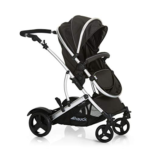 Hauck Duett 2 - Carro gemelar, silla de paseo gemelar, capazo desde nacimiento transformación a sillita, asiento giratorio, desmontable segundo asiento, manillar ajustable en altura, Black Forest Hauck Duett 2 - Carro gemelar, silla de paseo gemelar, capazo desde nacimiento transformación a sillita, asiento giratorio, desmontable segundo asiento, manillar ajustable en altura, Black Forest