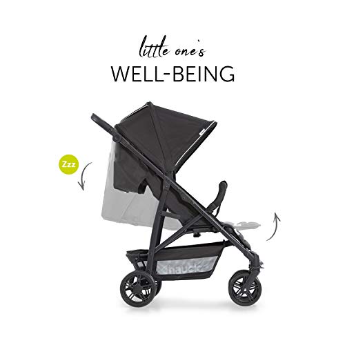Hauck Rapid 4 Silla deportiva con respaldo reclinable para Bebés, desde nacimiento hasta 15 kg/4 años, Capacidad de carga 25 kg, Negro (Caviar/Silver)