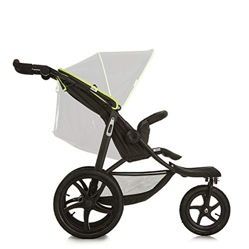 Hauck Runner - Silla de Paseo con 3 Ruedas Neumaticas, Plegado Compacto, Ruedas XL, con Camara de Aire, para Recien Nacidos, apto para Niños hasta 25kg, color Negro (Black Neon Yellow) Hauck Runner - Silla de Paseo con 3 Ruedas Neumaticas, Plegado Compacto, Ruedas XL, con Camara de Aire, para Recien Nacidos, apto para Niños hasta 25kg, color Negro (Black Neon Yellow)