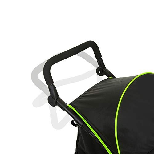 Hauck Runner - Silla de Paseo con 3 Ruedas Neumaticas, Plegado Compacto, Ruedas XL, con Camara de Aire, para Recien Nacidos, apto para Niños hasta 25kg, color Negro (Black Neon Yellow) Hauck Runner - Silla de Paseo con 3 Ruedas Neumaticas, Plegado Compacto, Ruedas XL, con Camara de Aire, para Recien Nacidos, apto para Niños hasta 25kg, color Negro (Black Neon Yellow)